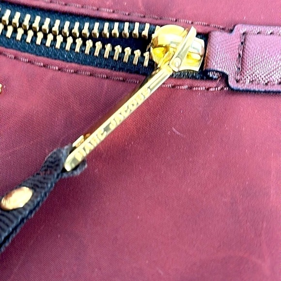 Marc Jacobs Trooper Small Nomad Burgundy Nylon Cross Body Bag - Picture 12 of 12